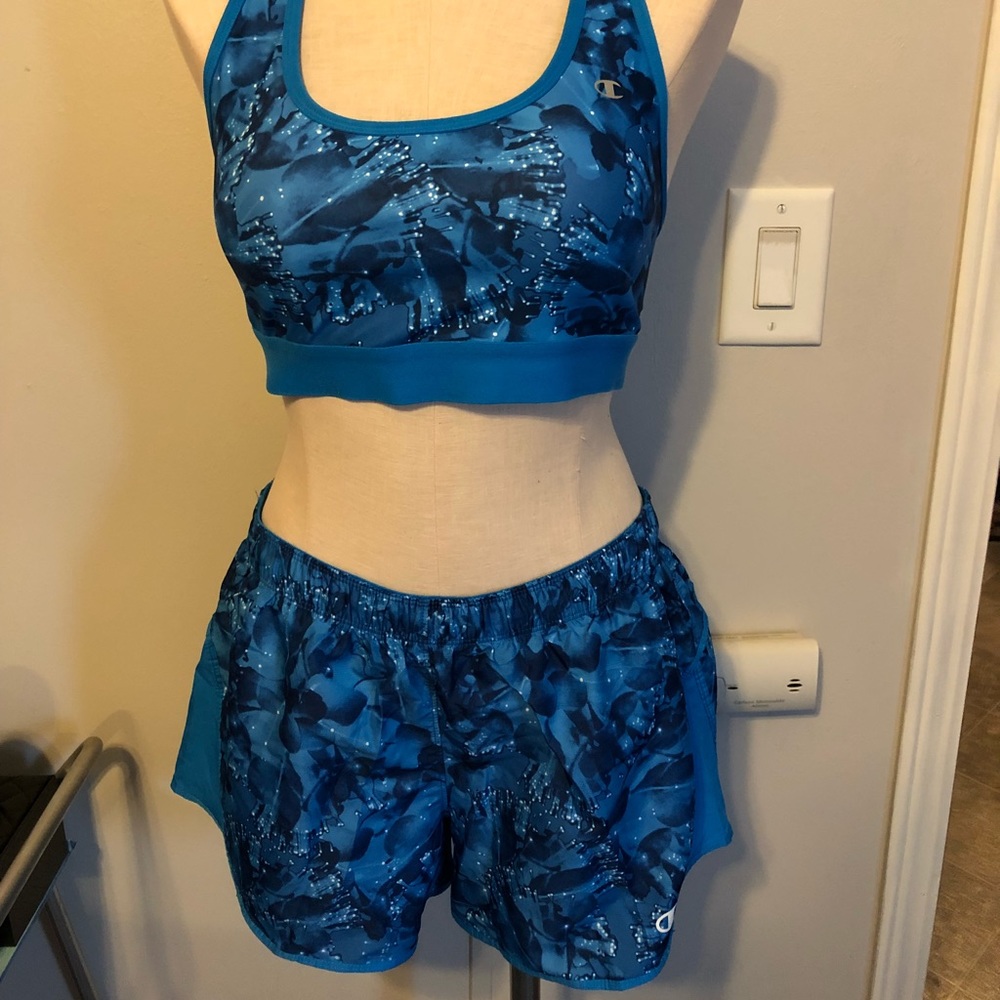 Sports Bra and Running Shorts - set